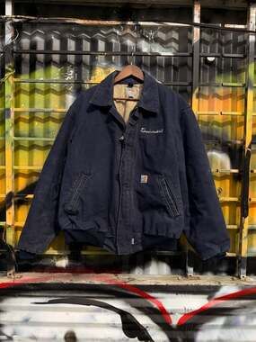 Vintage Carhartt FR Flame Resistant FRJ184 Navy
